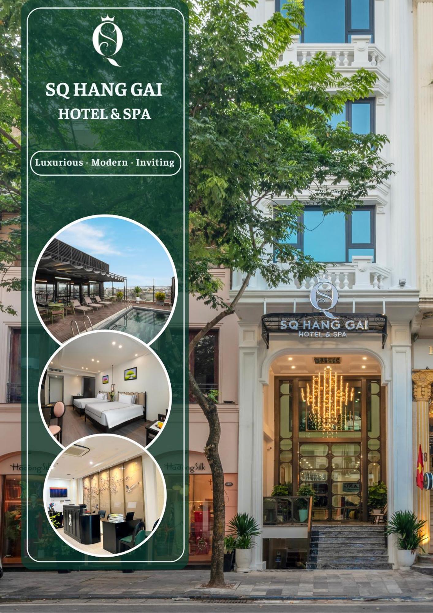 Sq Hang Gai Hotel & Spa Hanoi Exteriör bild